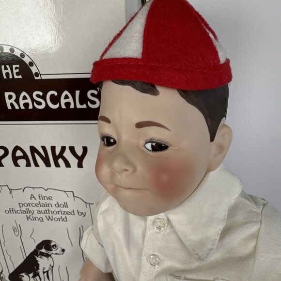 The Little‎ Rascals SPANKY Porcelain Doll The Hamilton Collection 1993 With Box - Picture 15 of 15
